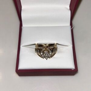 Marquis Fancy Engagement Ring